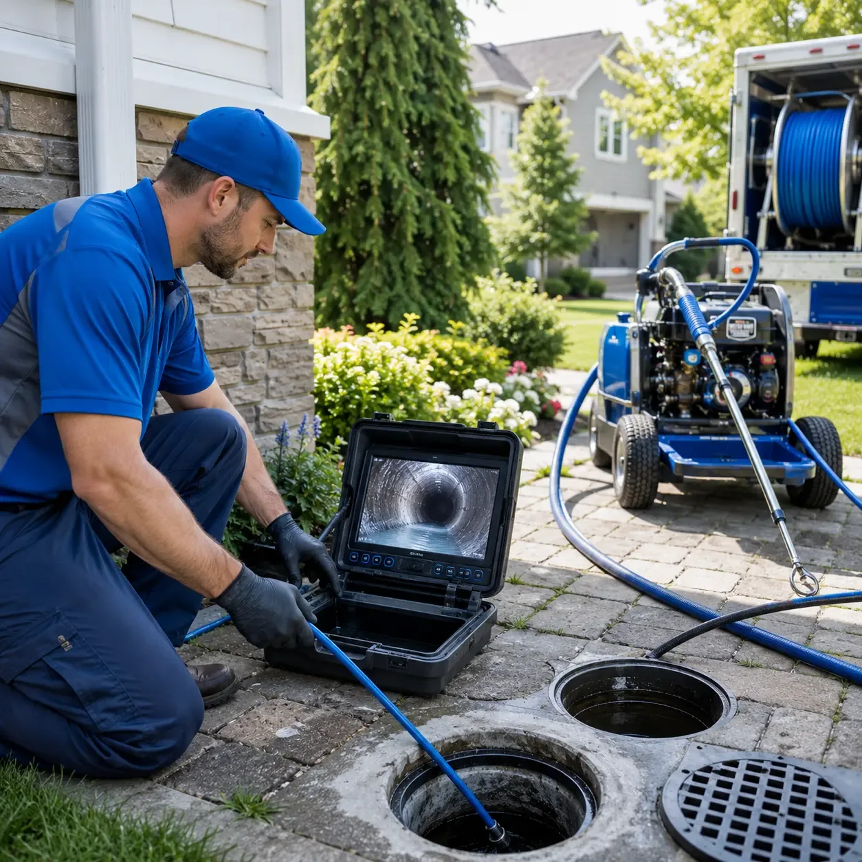 Outdoor drain cleaning professionals serving Bloomington, CA